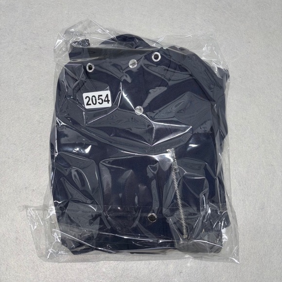 Tommy Hilfiger Coat Womens Small Navy Softshell Hooded Fleece Lined Zip Jacket - Picture 15 of 15